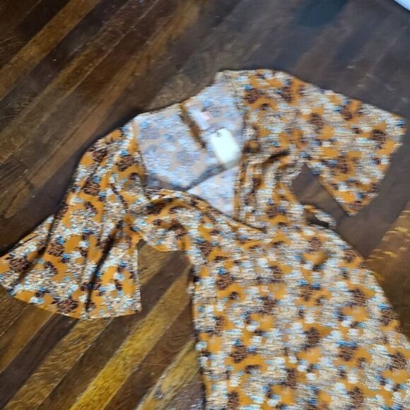 NWT Band of Gypsies Floral Boho V-neck Jumpsuit Medium - Picture 4 of 8